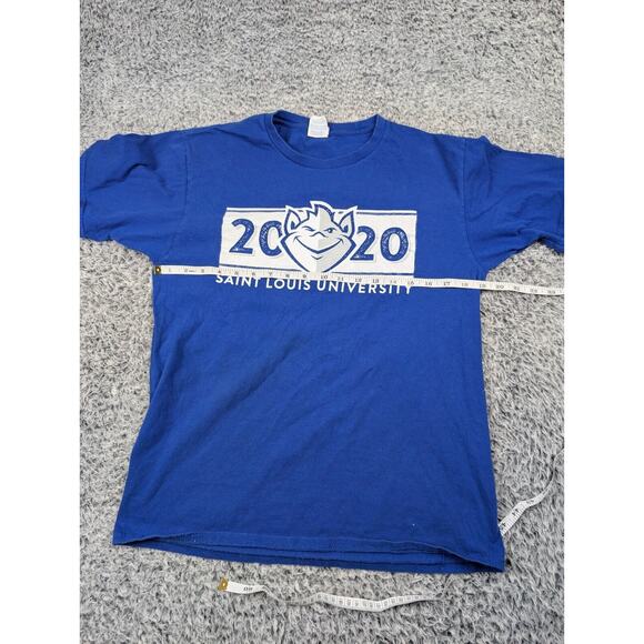 St Louis University Billikens Shirt Men Medium Blue Graphic Tee 2020 College - Picture 3 of 6